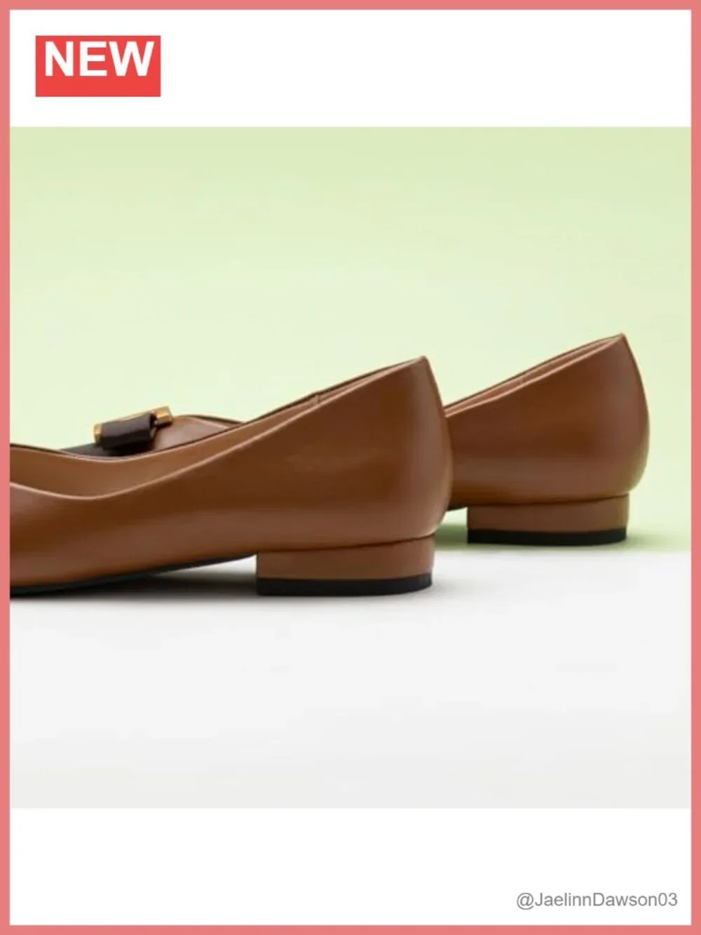 Lambskin Leather Pointed Toe Ballet Flats with Bow Women's Dressy Casual Shoes